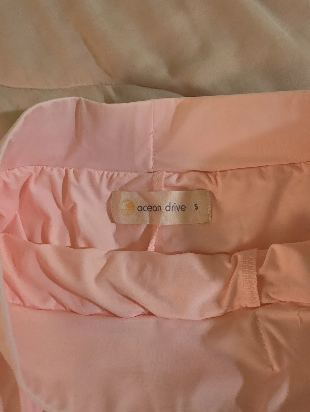 Ocean Drive Light Pink Pleated Skater Skirt